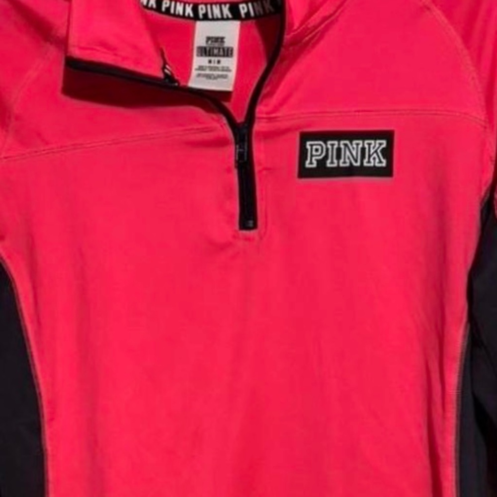 pink 1/3 zip